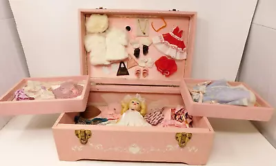 VNTG 1955 Vogue Ginny Fitted Bridal Chest #866 MLW Doll Trousseau / Outfits  Box • $329.99