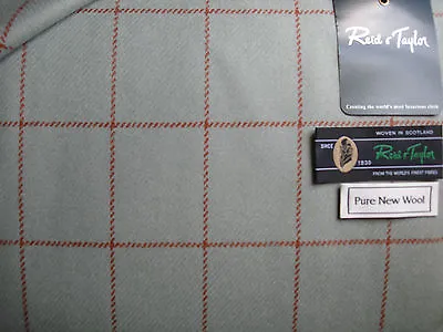 Reid & Taylor 100% PUER NEW WOOL COATING FABRI AS MELTON MADE IN SCOTLAND- 2.5 M • £59.99