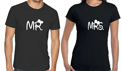 MR AND MRS Couple Matching T Shirts Tee LOVE VALENTINES DAY Wedding Gift • $14.92
