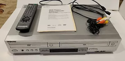 Sony SLV-D300P DVD VCR Combo Player VHS Recorder 4Head HiFi Progressive + Remote • $89.99