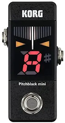 Korg Small Pedal Type Tuner Pitchblack MINI PB-MINI-BK Black NEW From Japan • $235.91