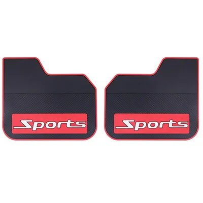  Splash Guards Mud Flaps Soft Rubber Sports Styling Universal For Car Truck SUV • $21.50