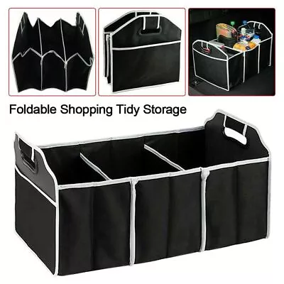 And Tidying Bag Car Boot Organiser Shopping Tidy Storage Bag Trunk Organizer • $20.59