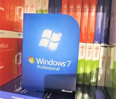 £64.99 • Buy Microsoft Windows 7 Professional 32 64 Bit DVD With Product Key 100% Genuine