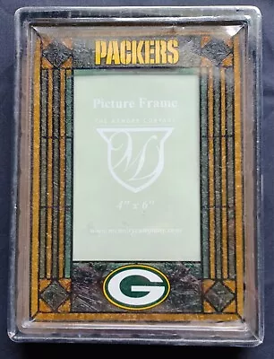 Green Bay Packers Vertical Picture Frame The Memory Company Art Glass 4×6 NFL • $24.99