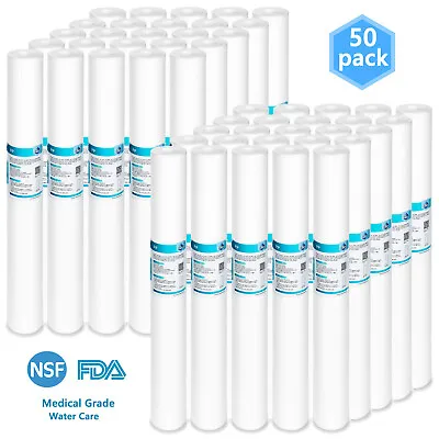 1/5/10/20 Micron 20  X 2.5  Sediment Water Filter Whole House Cartridges Replace • $40.96
