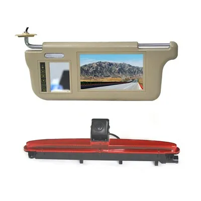 Sun Visor Rear View Mirror Monitor & Reversing Camera For Iveco Daily • $199