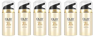 Olay Total Effects 7 In One Night Cream 1.76 Oz (6 Pack) • $58.99