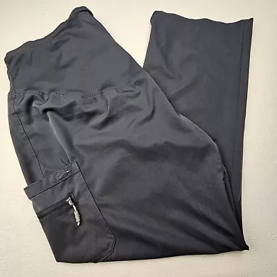 Zavate Ava & Me Women's 3-Pocket Stretch Maternity Cargo Pants Pewter Size XL  • $24.36