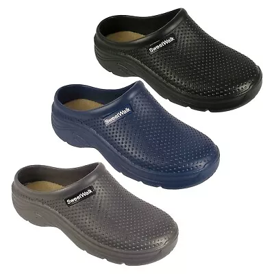 Mens Womens Clogs Work Garden Kitchen Hospital Mules Slip On Beach Sandal Sizes • £9.41