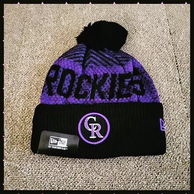 Colorado Rockies Mlb Baseball Beanie Hat. • $25