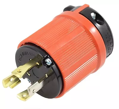 30A 125/250V NEMA L14-30P 4-Prong Locking Male Plug Assembly By AC WORKS® • $18.99
