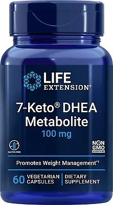 Life Extension 7-Keto DHEA Metabolite 100mg Healthy Body Weight 60 Capsule • $34.99