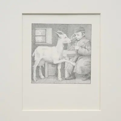 Maurice Sendak Zlateh The Goat And Scholar Offset Print Rosenbach Frame • $700