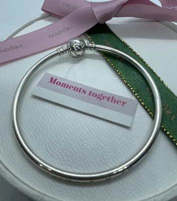 $69 • Buy Pandora Moments Stars & Galaxy Bangle 590009C01 19cm Genuine