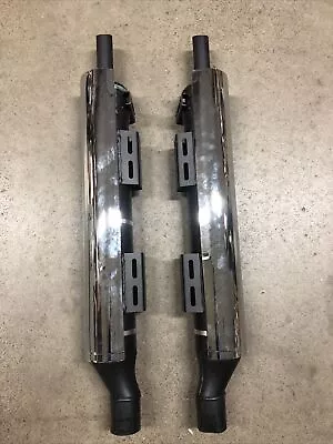 Victory Motorcycle Exhaust Mufflers Lh Rh Set Cross Roads Country Magnum Oem • $450