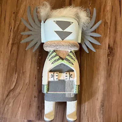 Hopi Kachina Doll Crow Mother Signed By The Artist Poleyestewa - 14  Tall • $36