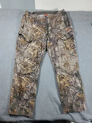 Realtree Pants Men's XL 40-42x34 Adjustable Cargo Hunting Game Winner Camouflage • $12.99