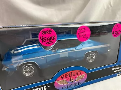 1/18 Diecast Supercar Collectibles 1969 Chevrolet Chevelle Yenko Blue • $51