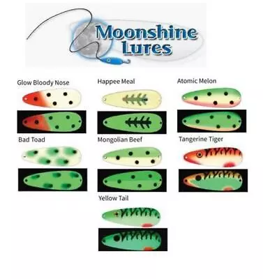 Moonshine Lures Super Glow Casting Spoon 1 Oz (Select Colors) • $9.29