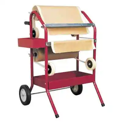 Sealey Masking Paper Dispenser 2 X 450mm Trolley Garage Workshop DIY • $170.10