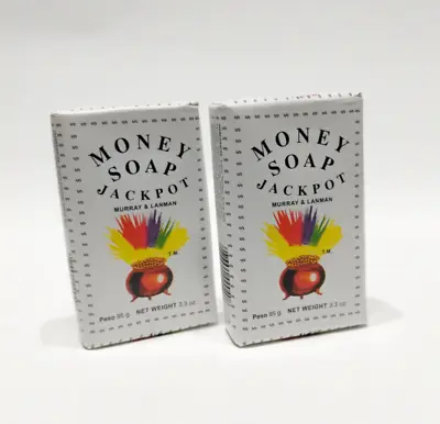 Money Soap 3.3 Oz Jackpot Good Luck Jabon Del Dinero Buena Suerte Murray 2 Bars • $10.99