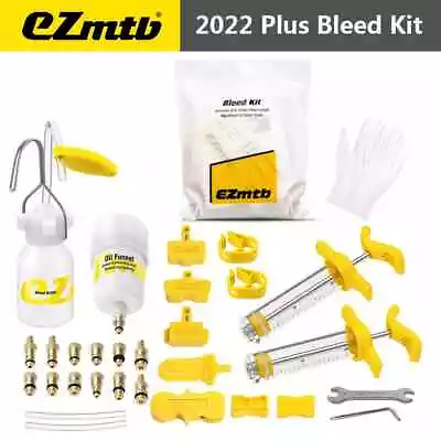  Bicycle Hydraulic Disc Brake Oil Bleed Kit Tools MTB Road Bike Repair Tool • $19.75