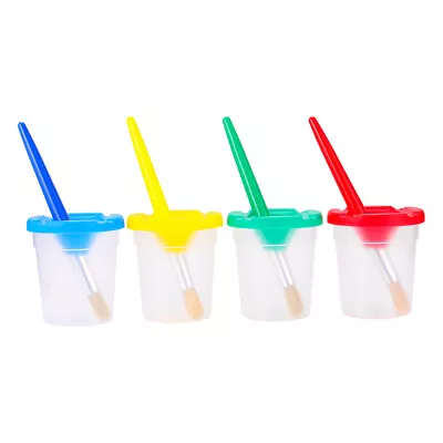  No Spill Paint Cups Art Class Tools Toddler Suit Painting Set • £12.95