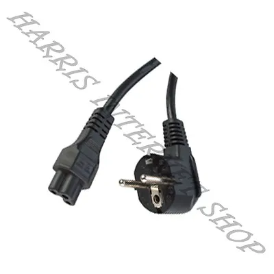 5X 2Pin EU Plug(3 Prong Clover Leaf) Laptop Power Cable/Cord For Laptop/Adapter  • £21.88