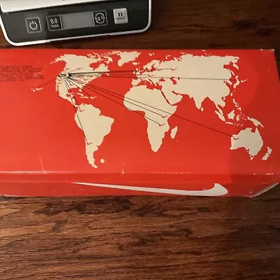 $12 • Buy VINTAGE NIKE SHOE BOX ~ EMPTY BOX ONLY ~ WORLD MAP Swoosh Lady Oceania