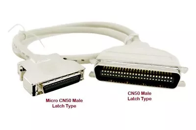 Micro CN50 To CN50 Male/Male SCSI Cable 3FT • $15.99