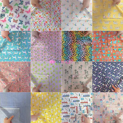 Poly Cotton Woven Crafting Fabric 45  Wide Assorted Patterns SQ752 By Tia Knight • £5.50