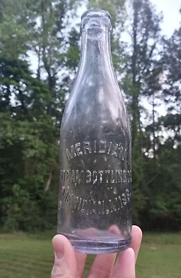 Light Amethyst Meridian Steam Bottling Co Meridian Miss/ Mississippi Soda Bottle • $23