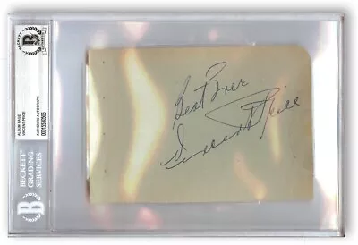 Vincent Price Signed Autographed Album Page Hollywood Legend BAS 0506 • $249.99