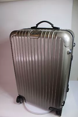 RARE VTG RIMOWA 24'' Brown Polycarbonate Travel Luggage 4 WHEELS Spinner 24*15*9 • $459.08