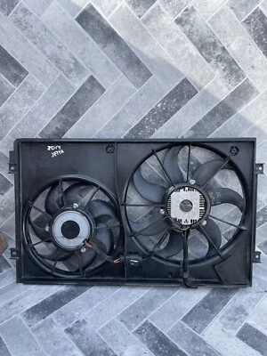 $185 • Buy 2012-2014 Volkswagen Jetta 2.0l Engine Cooling Radiator Fan Motor Shroud Oem