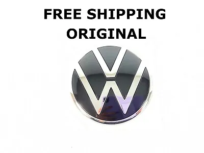 $32 • Buy 2020 21 22 VW Atlas Cross Sport Rear Hatch Emblem (CHROME/BLACK) 3CM-853-630-DPJ