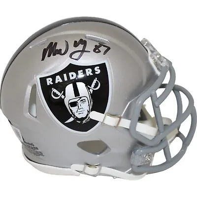 Michael Mayer Signed Las Vegas Raiders Mini Helmet Beckett 43088 • $169.83