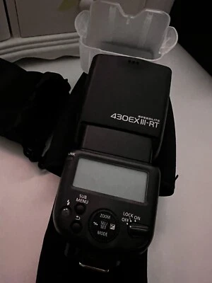 £138 • Buy Canon Speedlite 430EX III-RT Flash For Camera