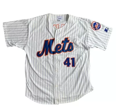 Vintage Authentic 90’s Starter New York Mets Tom Seaver Stitched Jersey Size XXL • $85.99