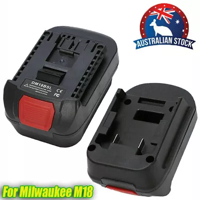 $20.59 • Buy 18-20V Converter Adapter For Milwaukee M18 Li-ion Battery To Bosch Power Tools