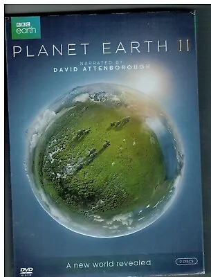 BBC Planet Earth II 2-disc Dvd Set Narrated By David Attenborough 2017 • £5.61