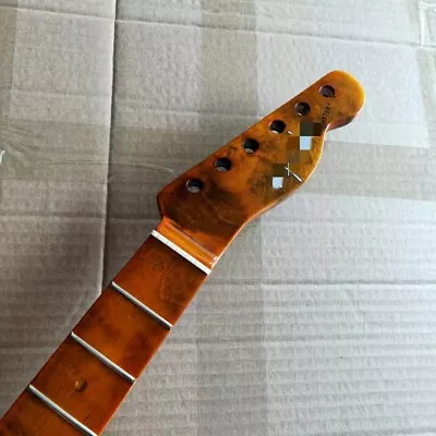 Tele Style Flame Maple Guitar Neck Maple 21 Fret 25.5   Replacement • $69.99