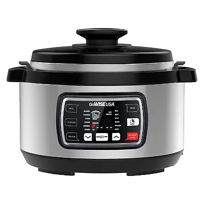 $89 • Buy GoWISE GW22708 Ovate 8.5-Qt 12-in-1 Electric Pressure Cooker Stainless Steel