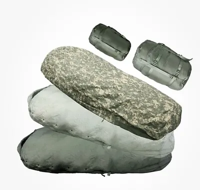New* Authentic US Military Issue Modular Sleeping System (MSS) -40°F ACU Camo • $315.99