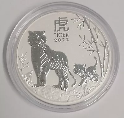 Perth Mint 2022 Lunar Tiger .9999 5oz Silver Coin UNC FDC • $329.99