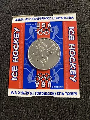 USA Commemorative Luge Olympic Medallion Coin Nagano 1998 - New - General Mills • $4