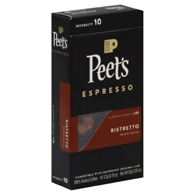 £13.87 • Buy Peet's Espresso Aluminium Capsules Ristretto