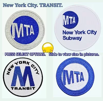 Transit Train Subway-MTA Patches Logo Ironsew ✈️from Thai By USPS Agent🚚 • $2.79