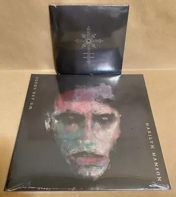 Marilyn Manson - We Are Chaos LP Splatter Vinyl W/7  Single /4000 ✅ New & Sealed • $89.87